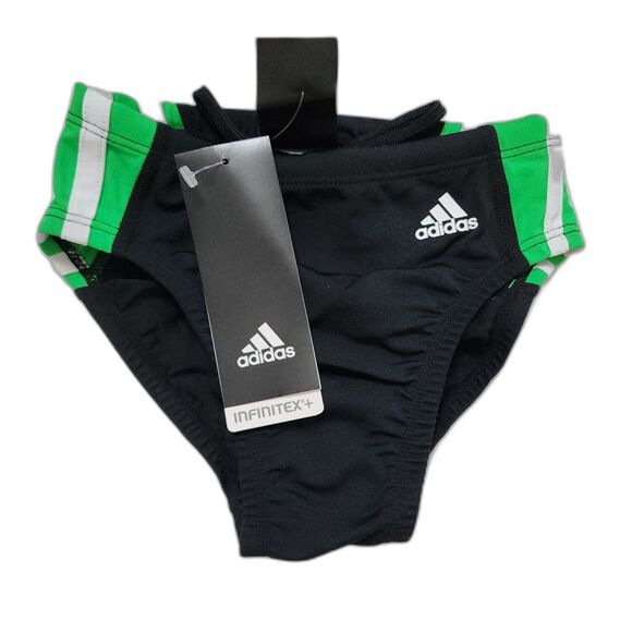 Adidas Swim Adidas Solid Splice Briefs - Picture 1 of 6